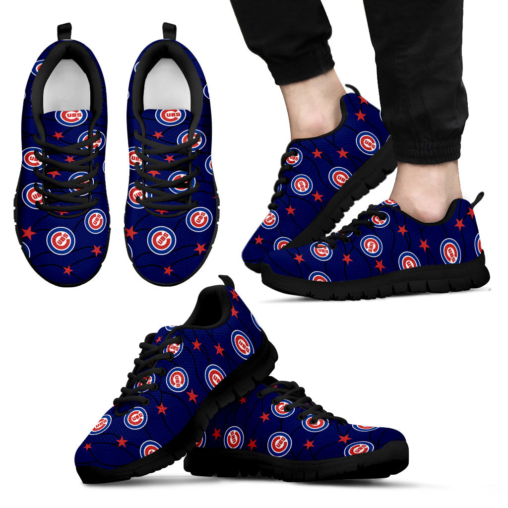Star Twinkle Night Chicago Cubs Sneakers