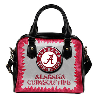 Jagged Saws Mouth Creepy Alabama Crimson Tide Shoulder Handbags