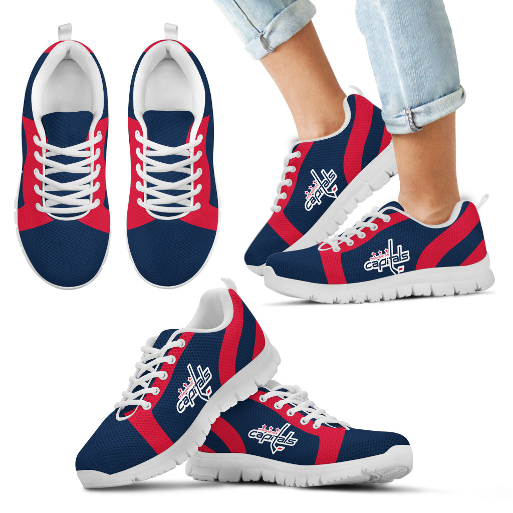 Line Inclined Classy Washington Capitals Sneakers – Best Funny Store