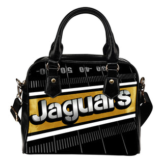Jacksonville Jaguars Silver Name Colorful Shoulder Handbags