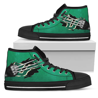 Scratch Of The Wolf South Florida Bulls High Top Shoes