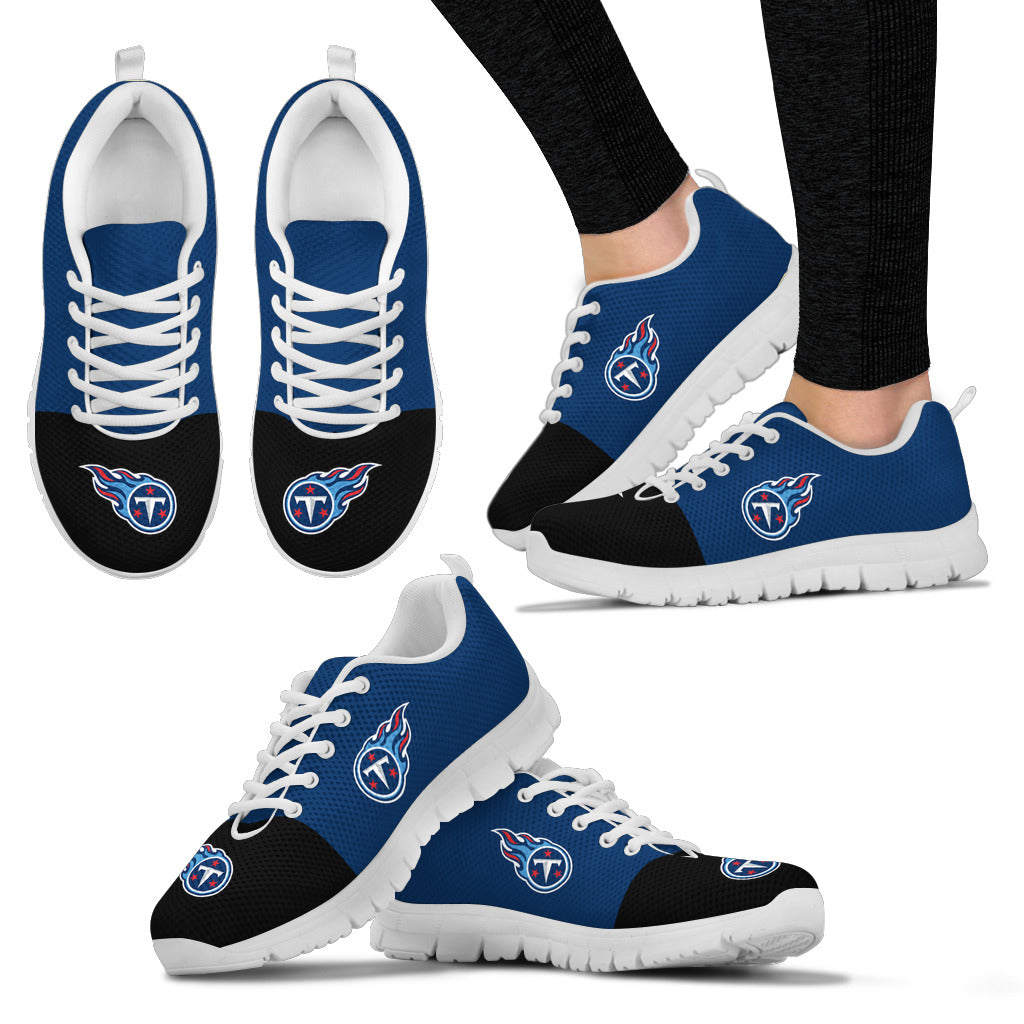 Two Colors Aparted Tennessee Titans Sneakers