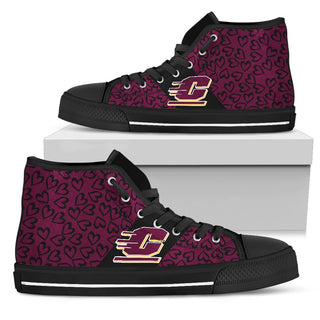 Perfect Cross Color Absolutely Nice Central Michigan Chippewas High Top Shoes