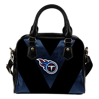 Triangle Double Separate Colour Tennessee Titans Shoulder Handbags
