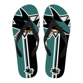San Jose Sharks Fan Gift Two Main Colors Flip Flops
