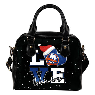 Love Word Christmas Sweet New York Islanders Shoulder Handbags