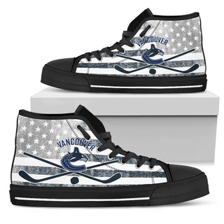 Flag Rugby Vancouver Canucks High Top Shoes