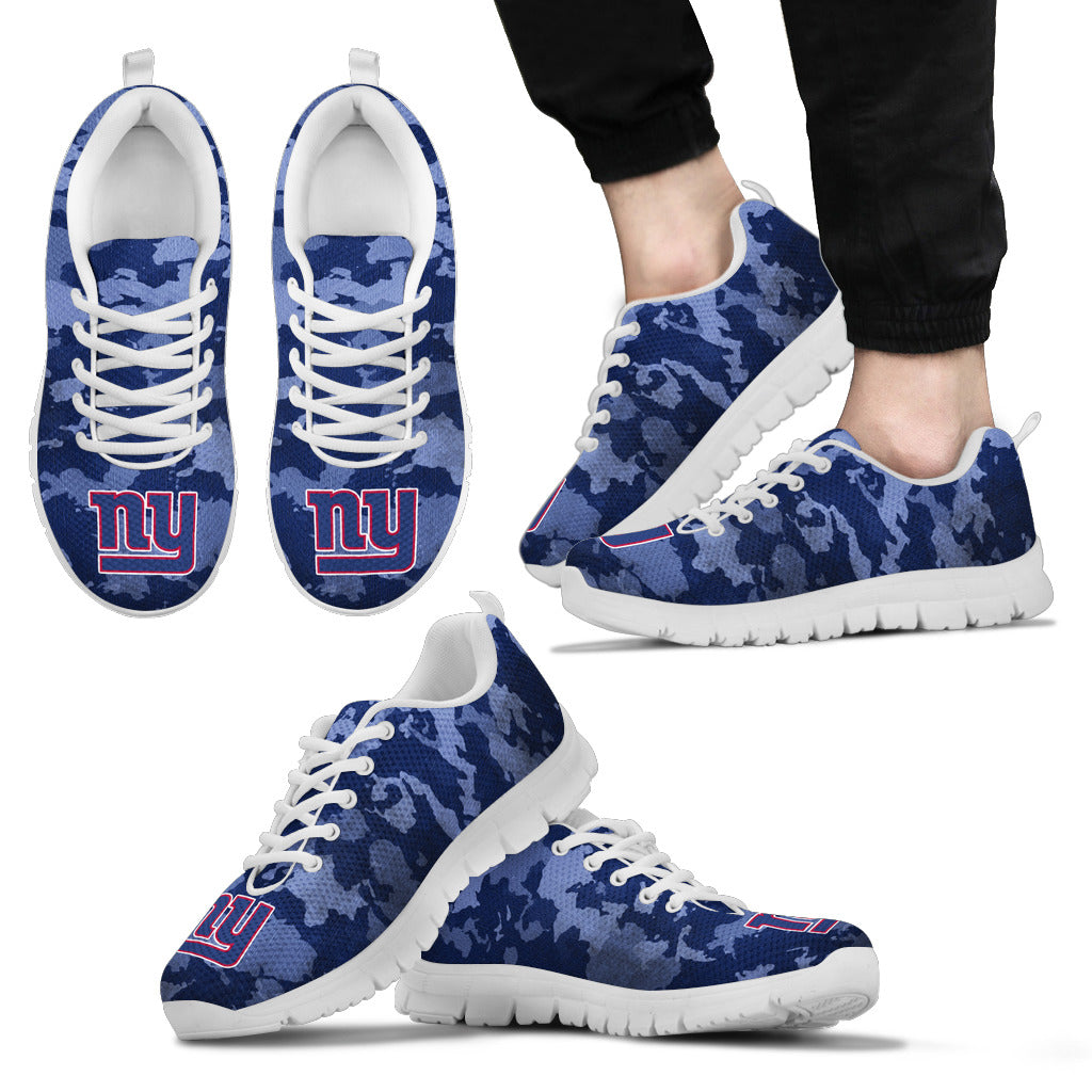 Arches Top Fabulous Camouflage Background New York Giants Sneakers
