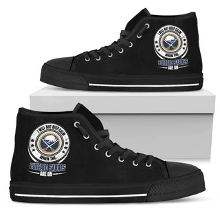 I Will Not Keep Calm Amazing Sporty Buffalo Sabres High Top Shoes