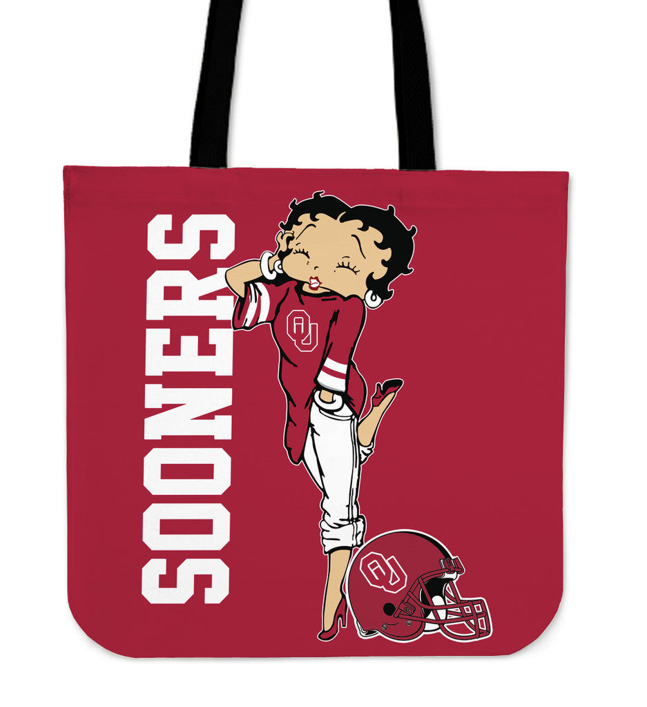 BB Oklahoma Sooners Tote Bag For Women - Best Funny Store