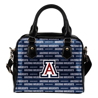 Nice Little Logo Arizona Wildcats Shoulder Handbags
