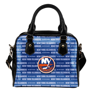 Nice Little Logo New York Islanders Shoulder Handbags