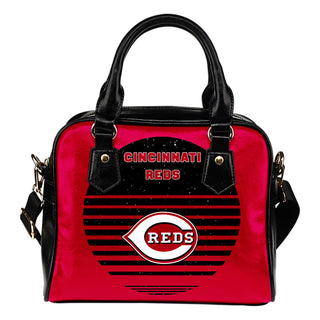 Back Fashion Round Charming Cincinnati Reds Shoulder Handbags