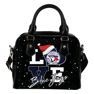 Love Word Christmas Sweet Toronto Blue Jays Shoulder Handbags