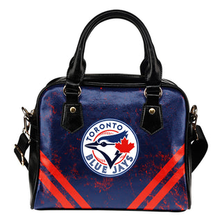 Couple Curves Light Good Logo Toronto Blue Jays Shoulder Handbags