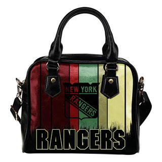 Vintage Silhouette New York Rangers Purse Shoulder Handbag