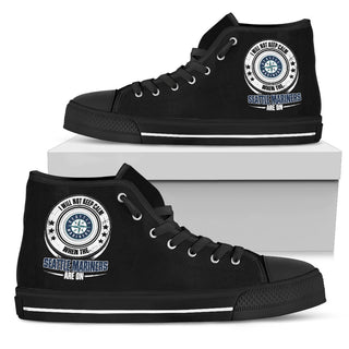 I Will Not Keep Calm Amazing Sporty Seattle Mariners High Top Shoes