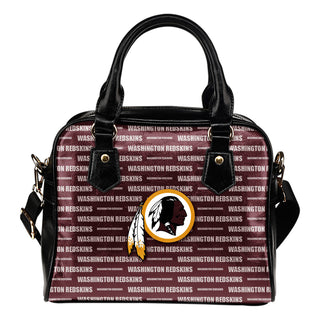 Nice Little Logo Washington Redskins Shoulder Handbags