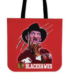 Chicago Blackhawks Freddy Tote Bag - Best Funny Store