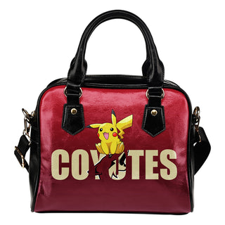 Pokemon Sit On Text Arizona Coyotes Shoulder Handbags