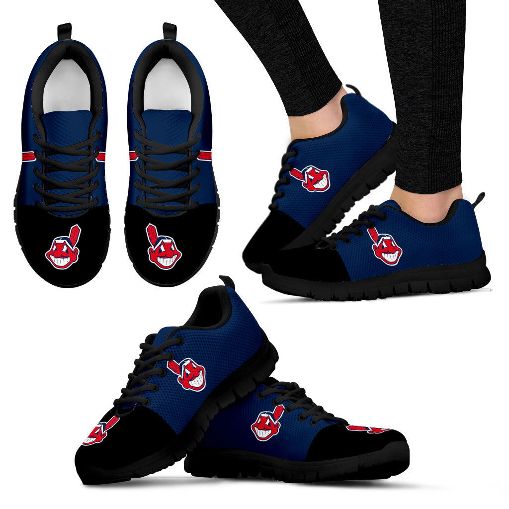 Two Colors Aparted Cleveland Indians Sneakers