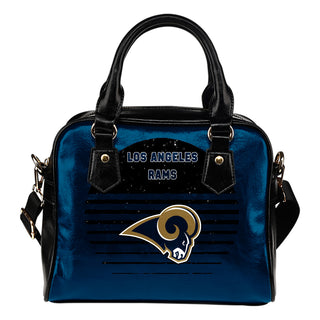 Back Fashion Round Charming Los Angeles Rams Shoulder Handbags