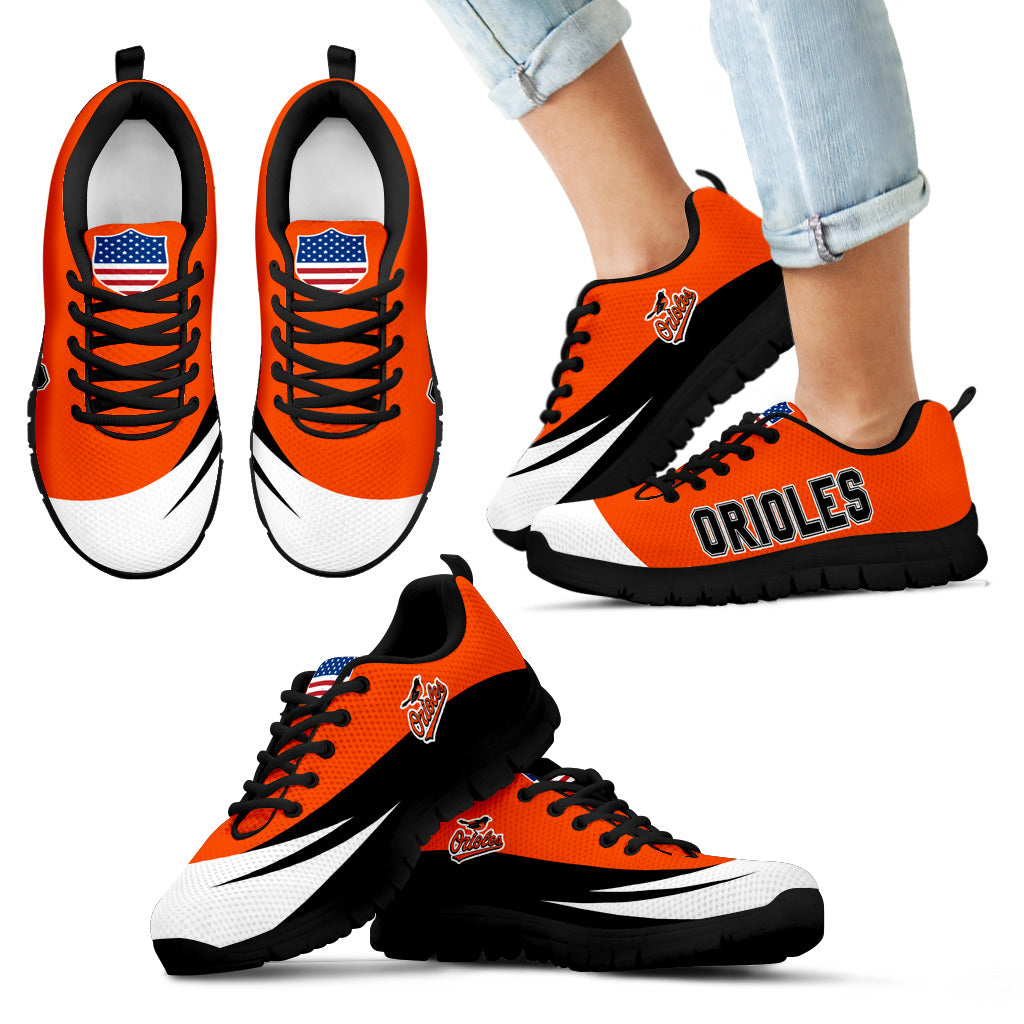 Awesome Gift Logo Baltimore Orioles Sneakers
