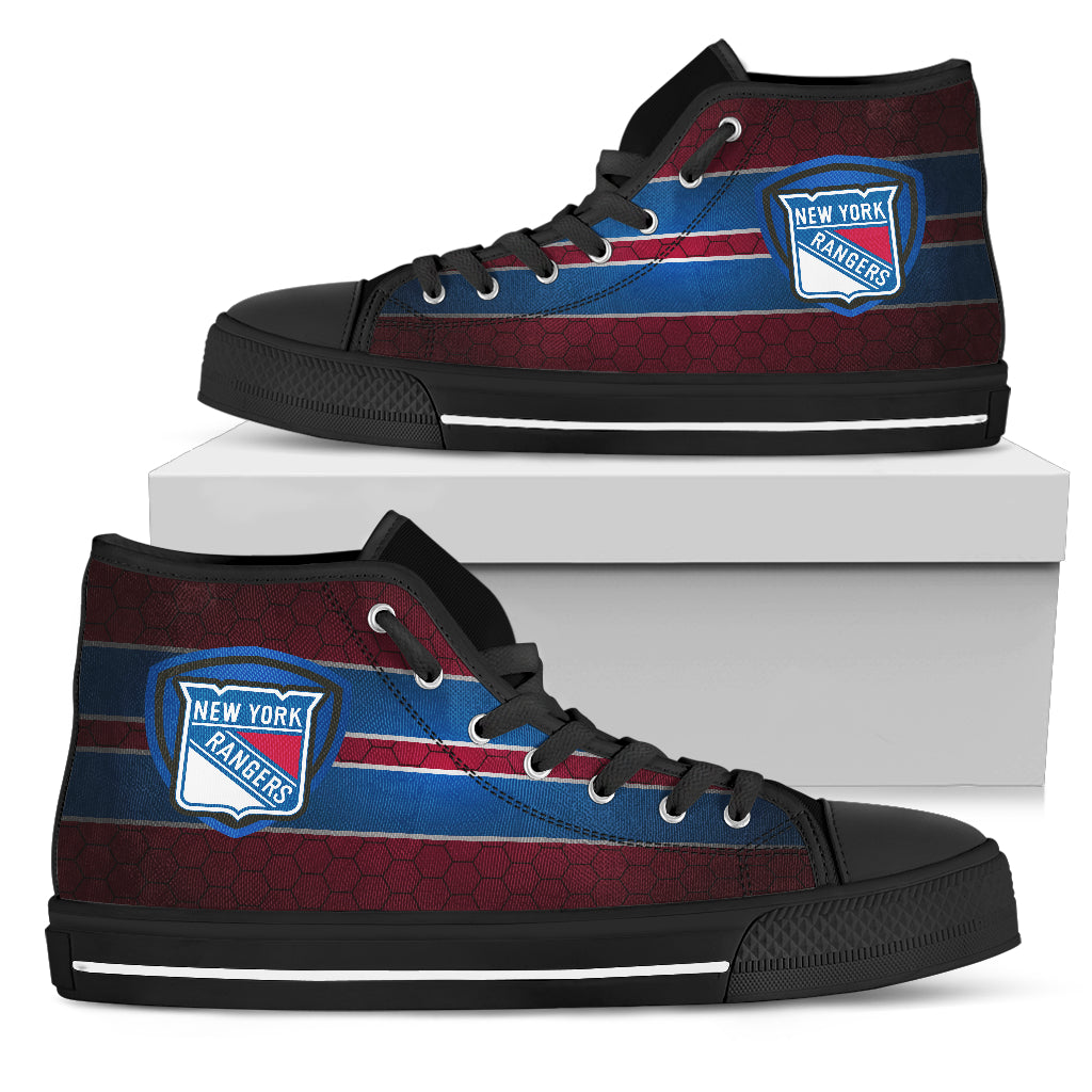 The Shield New York Rangers High Top Shoes