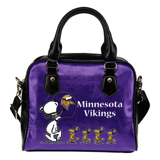 Lovely Animal Team Minnesota Vikings Shoulder Handbag