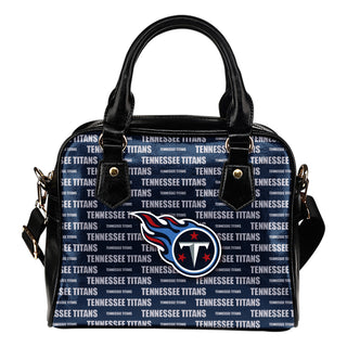 Nice Little Logo Tennessee Titans Shoulder Handbags