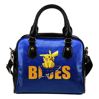 Pokemon Sit On Text St. Louis Blues Shoulder Handbags