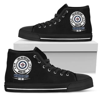 I Will Not Keep Calm Amazing Sporty Winnipeg Jets High Top Shoes