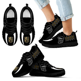 Vintage Four Flags With Streaks Vegas Golden Knights Sneakers