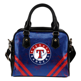 Couple Curves Light Good Logo Texas Rangers Shoulder Handbags