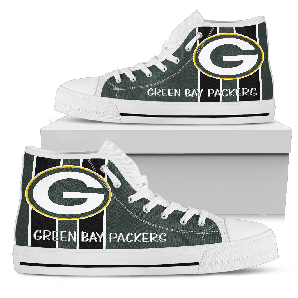Steaky Trending Fashion Sporty Green Bay Packers High Top Shoes