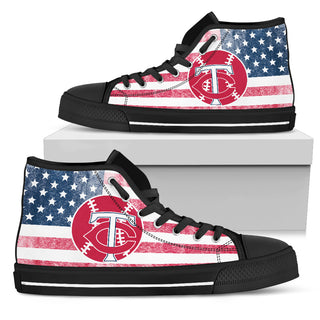 Flag Rugby Minnesota Twins High Top Shoes