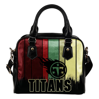 Vintage Silhouette Tennessee Titans Purse Shoulder Handbag