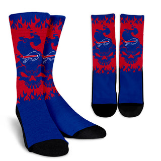 Buffalo Bills Colorful Skull Socks