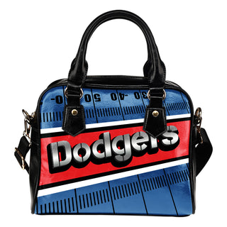 Los Angeles Dodgers Silver Name Colorful Shoulder Handbags