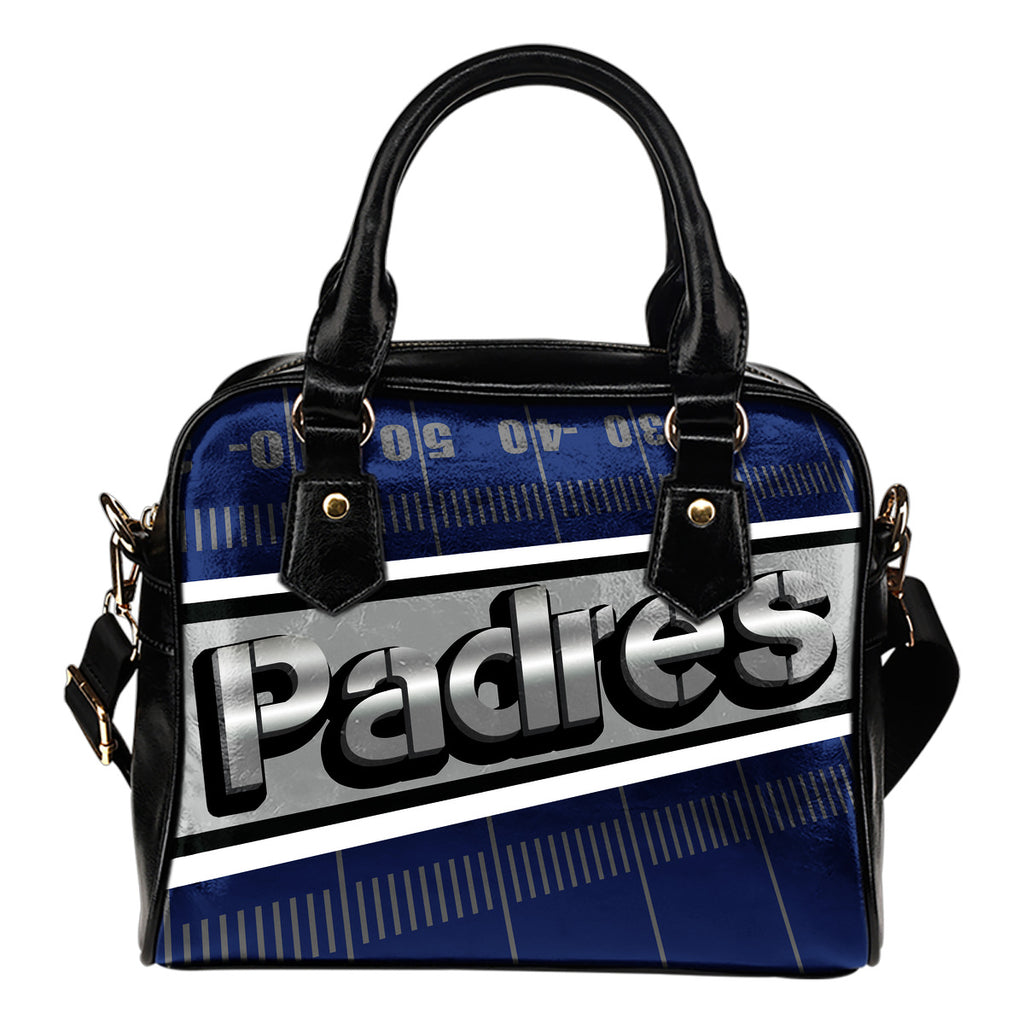 San Diego Padres Silver Name Colorful Shoulder Handbags