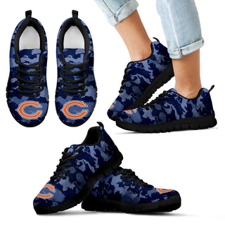 Arches Top Fabulous Camouflage Background Chicago Bears Sneakers