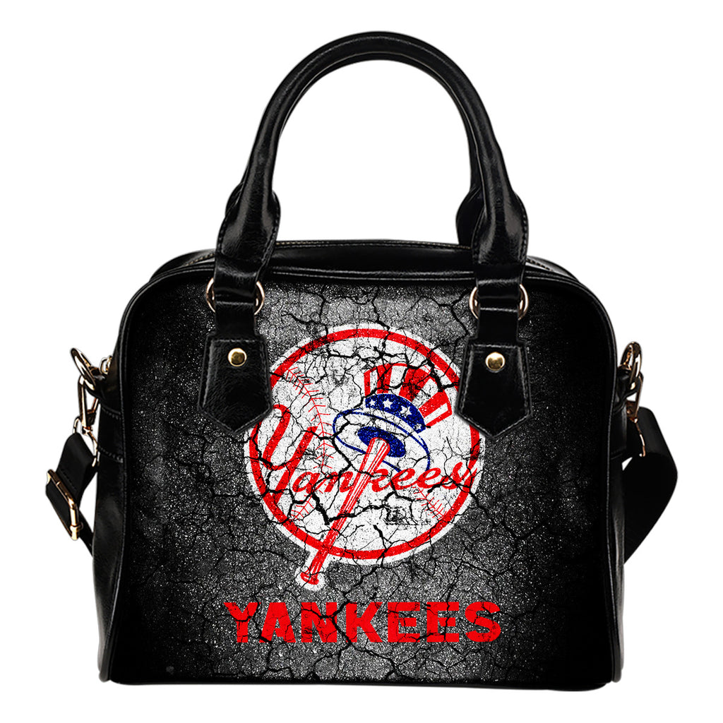 Wall Break New York Yankees Shoulder Handbags Women Purse