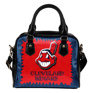 Jagged Saws Mouth Creepy Cleveland Indians Shoulder Handbags