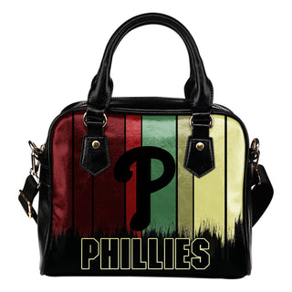 Vintage Silhouette Philadelphia Phillies Purse Shoulder Handbag