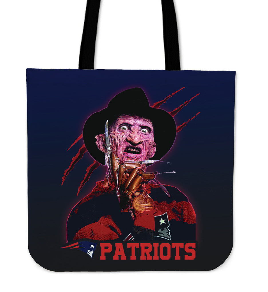New England Patriots Freddy Tote Bag - Best Funny Store