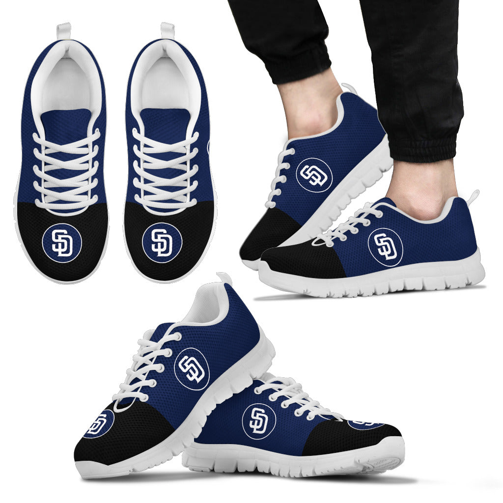 Two Colors Aparted San Diego Padres Sneakers