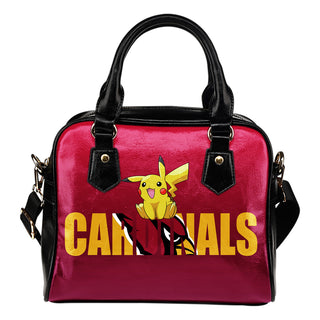 Pokemon Sit On Text Arizona Cardinals Shoulder Handbags