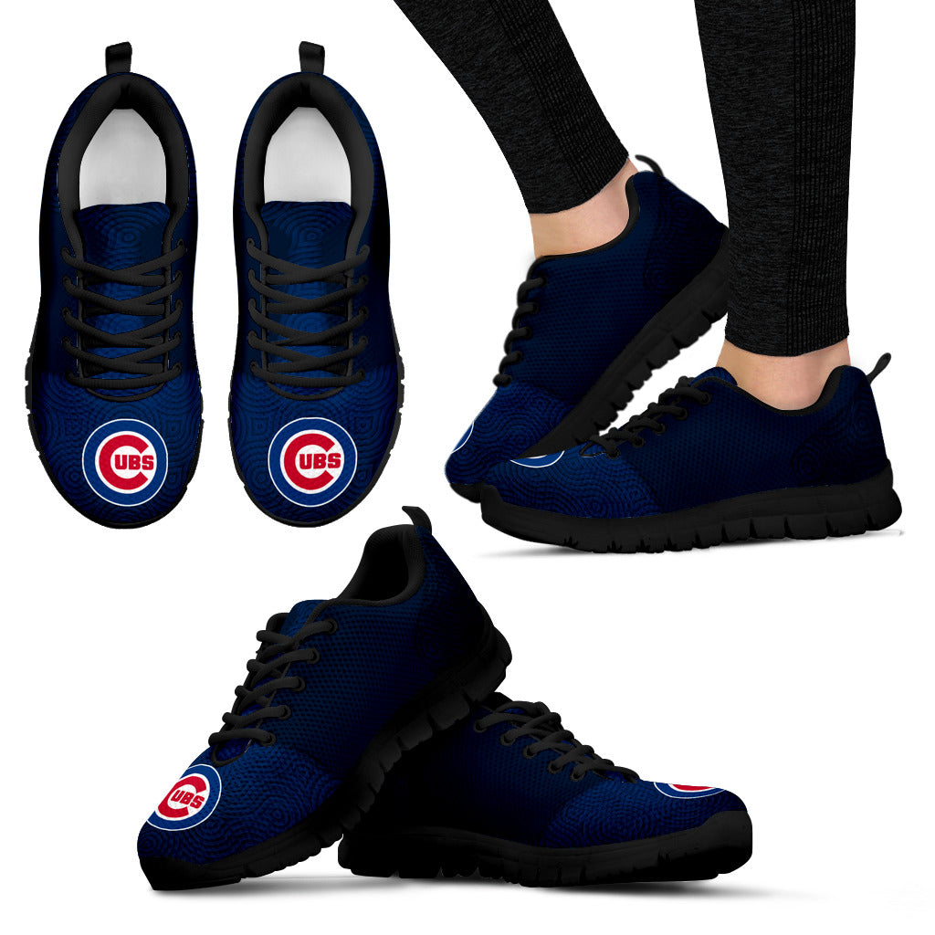 Seamless Line Magical Wave Beautiful Chicago Cubs Sneakers