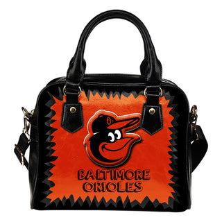 Jagged Saws Mouth Creepy Baltimore Orioles Shoulder Handbags