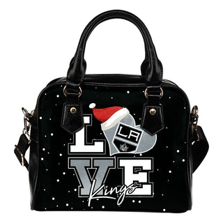 Love Word Christmas Sweet Los Angeles Kings Shoulder Handbags